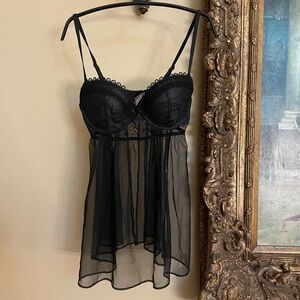 sexy black victorias secret piece.